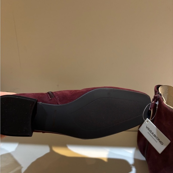 Vagabond Mona Cherry suede boots 37 - Picture 5 of 6
